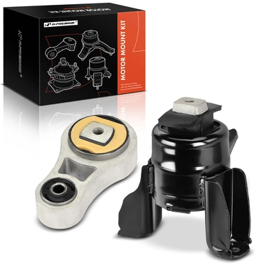 2 Pcs Engine Motor & Transmission Mount