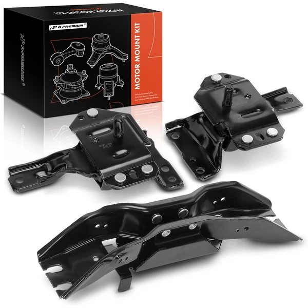 1999-2004 Ford Mustang 3-Pc Engine Mount and Transmission Mount Kit Front Left & Front Right A-Premium APEM1042