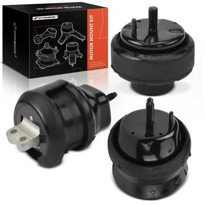 3 Pcs Engine Motor & Transmission Mount