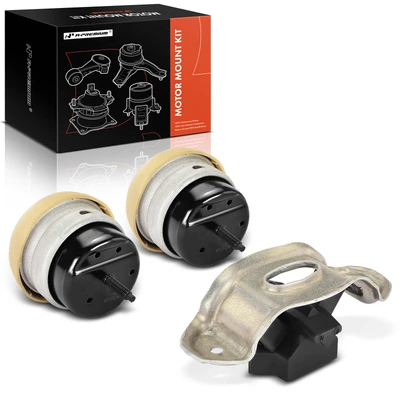 3 Pcs Engine Motor & Transmission Mount