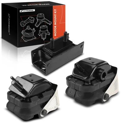 3 Pcs Engine Motor & Transmission Mount