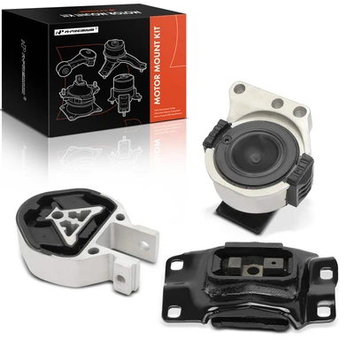 3 Pcs Engine Motor & Transmission Mount