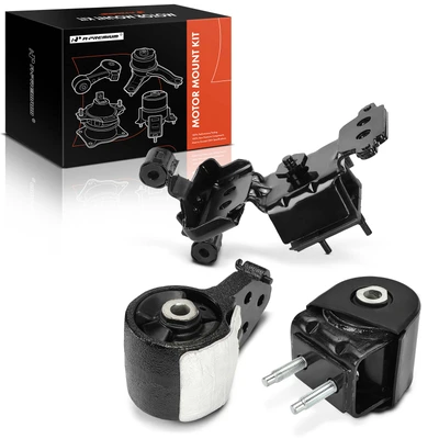3 Pcs Engine Motor & Transmission Mount