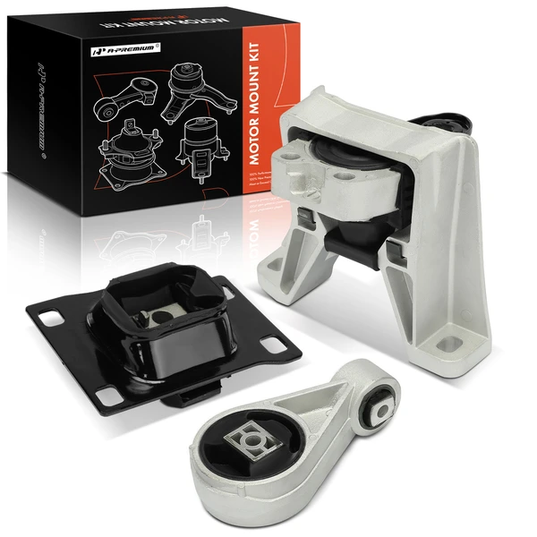 3 Pcs Engine Motor & Transmission Mount & Torque Mount for 2010-2013 Ford Transit Connect