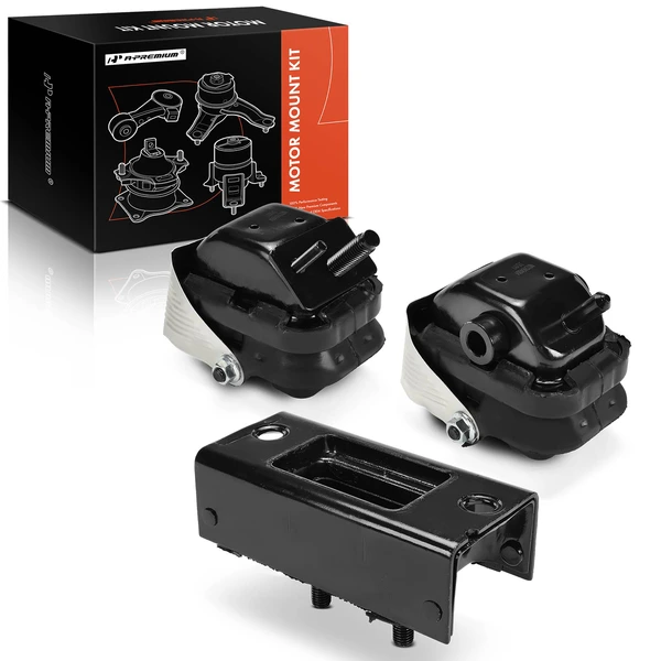 2003-2004 Lincoln Navigator 3-Pc Engine Mount and Transmission Mount Kit Front & Rear A-Premium APEM1311
