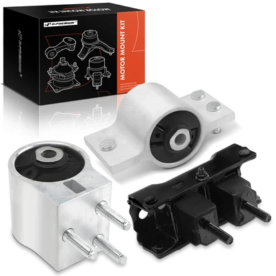 3 Pcs Engine Motor & Transmission Mount
