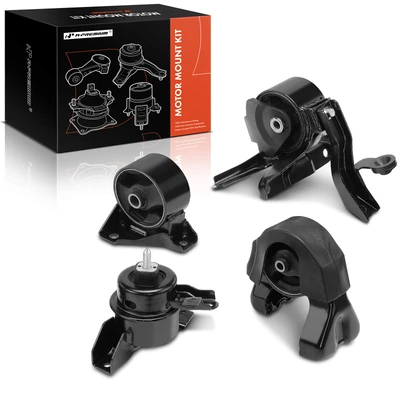 4 Pcs Engine Motor Mount & Transmission Mount
