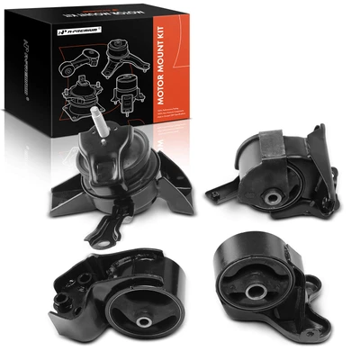 4 Pcs Engine Motor Mount & Transmission Mount