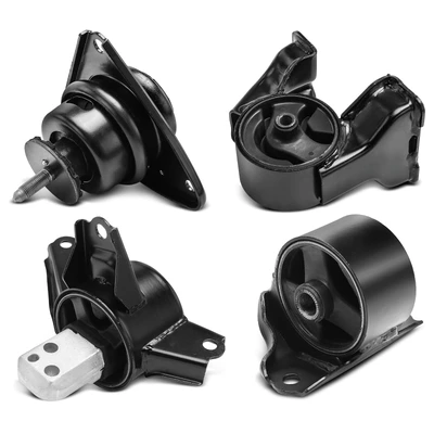 4 Pcs Engine Motor & Transmission Mount