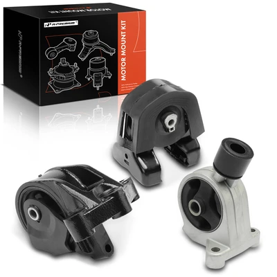 3 Pcs Engine Motor & Transmission Mount