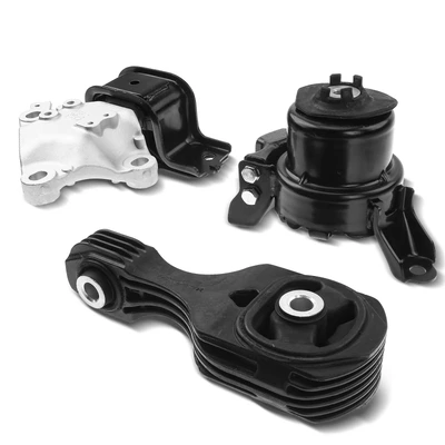 3 Pcs Engine Motor & Transmission Mount