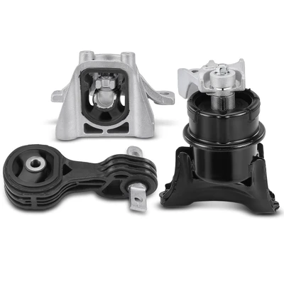 3 Pcs Engine Motor & Transmission Mount