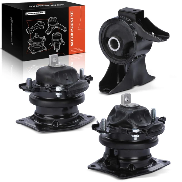 2005-2007 Honda Odyssey 3-Pc Engine Mount and Transmission Mount Kit Front & Rear A-Premium APEM264