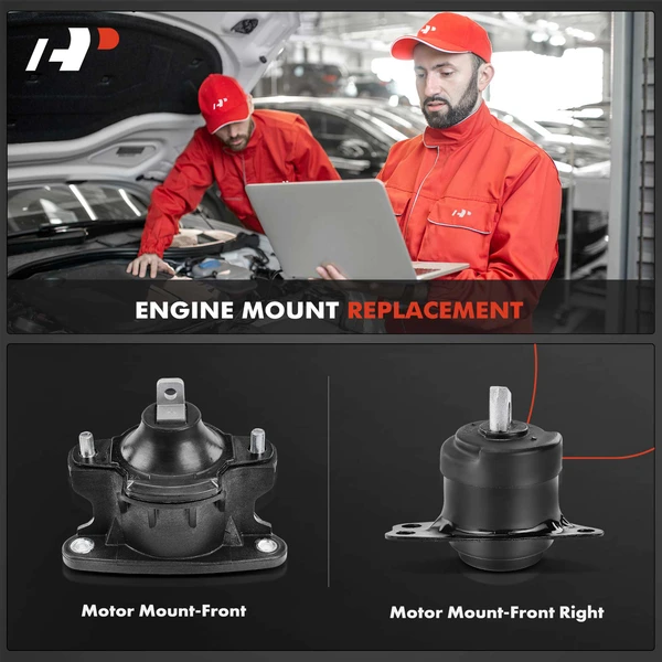 2-Pc Motor Mount Front A-Premium APEM230
