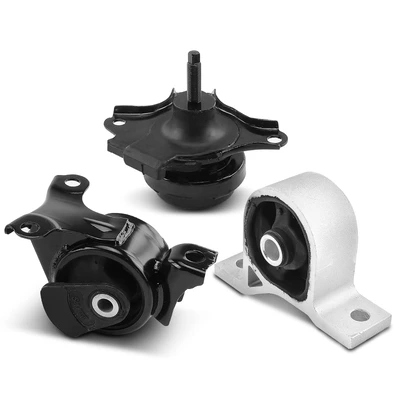 3 Pcs Engine Motor Mount & Transmission Mount