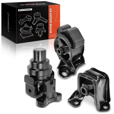 3 Pcs Engine Motor & Transmission Mount