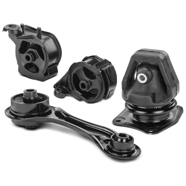 1990-1993 Honda Accord 4-Pc Engine Mount and Transmission Mount Kit Front & Rear A-Premium APEM268