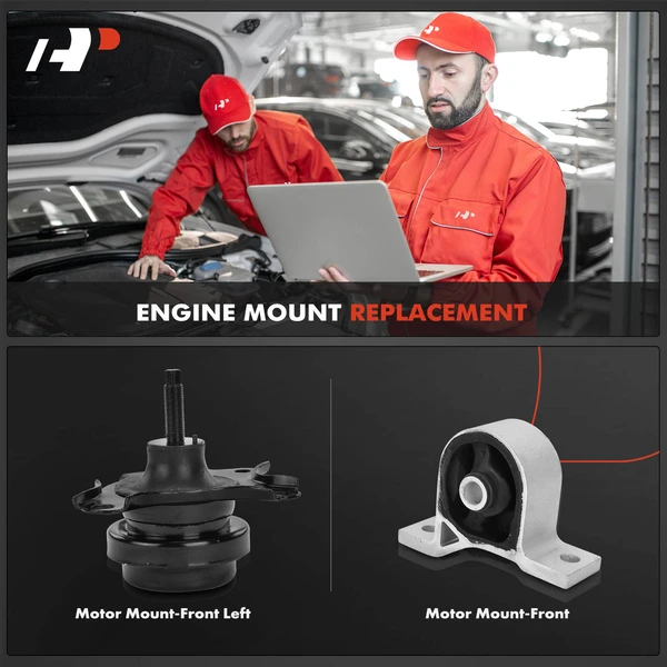2-Pc Motor Mount Front A-Premium APEM273
