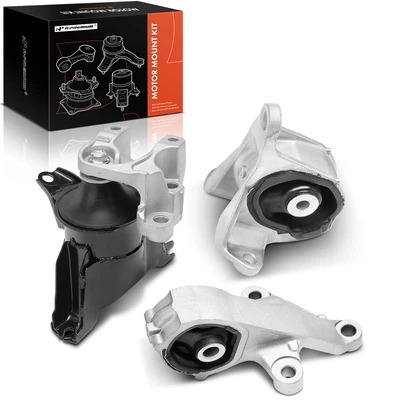 3 Pcs Engine Motor Mount & Transmission Mount