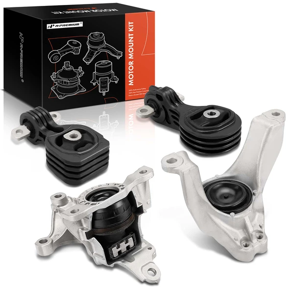 2017-2019 Honda CR-V 4-Pc Engine Mount and Transmission Mount Kit Rear & Right A-Premium APEM314