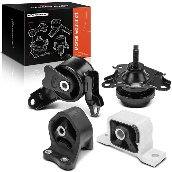 4-Pc Engine Mount and Transmission Mount Kit Front & Rear A-Premium APEM319