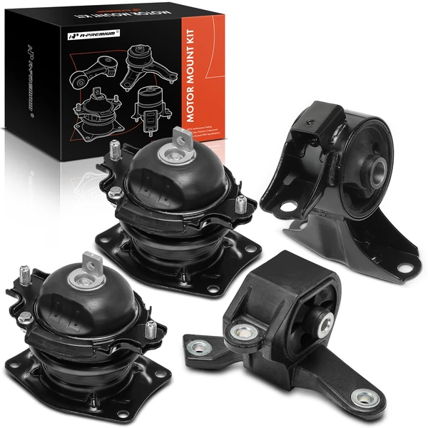 2009-2015 Honda Pilot 4-Pc Engine Mount and Transmission Mount Kit Front & Rear A-Premium APEM321
