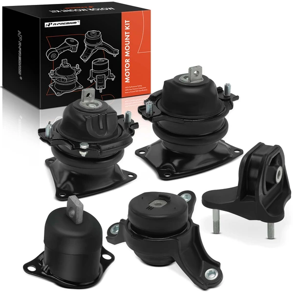 5-Pc Transmission Mount + Engine Mount A-Premium APEM1533