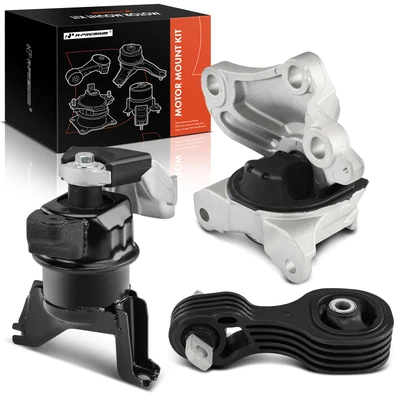 3 Pcs Engine Motor & Transmission & Torque Strut Mount