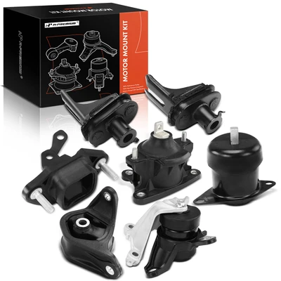 7 Pcs Engine Motor & Transmission & Suspension Mount