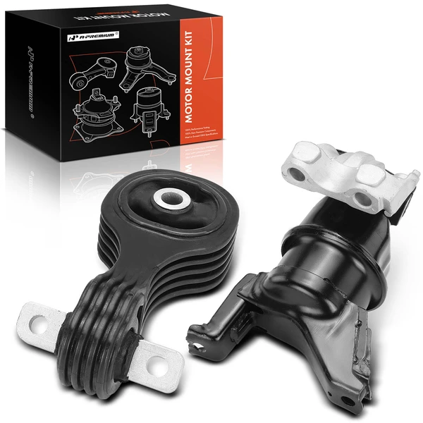 2-Pc Engine Mount and Transmission Mount Kit Front A-Premium APEM585