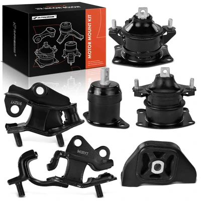 6 Pcs Engine Motor & Transmission Mount