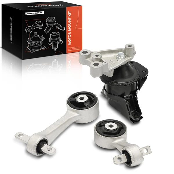 3-Pc Engine Mount + Torque Strut Mount, Front, A-Premium APEM609