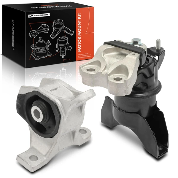 2012-2013 Honda Civic 2-Pc Engine Mount and Transmission Mount Kit Front A-Premium APEM611