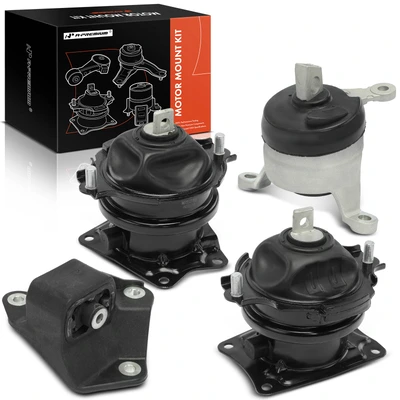 4 Pcs Engine Motor Mount & Transmission Mount