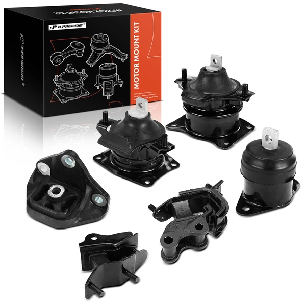 6 Pcs Manual Engine Motor & Transmission Mount for 2004-2008 Acura TSX