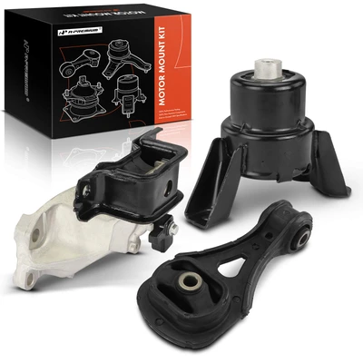 3 Pcs Engine Motor Mount & Transmission Mount