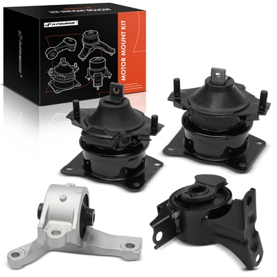 4 Pcs Engine Motor & Automatic Transmission Mount