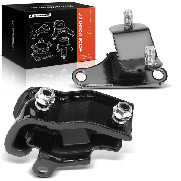 2-Pc Transmission Mount Left A-Premium APEM1381