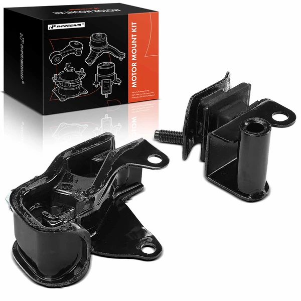 2-Pc Transmission Mount, Left, A-Premium APEM1382