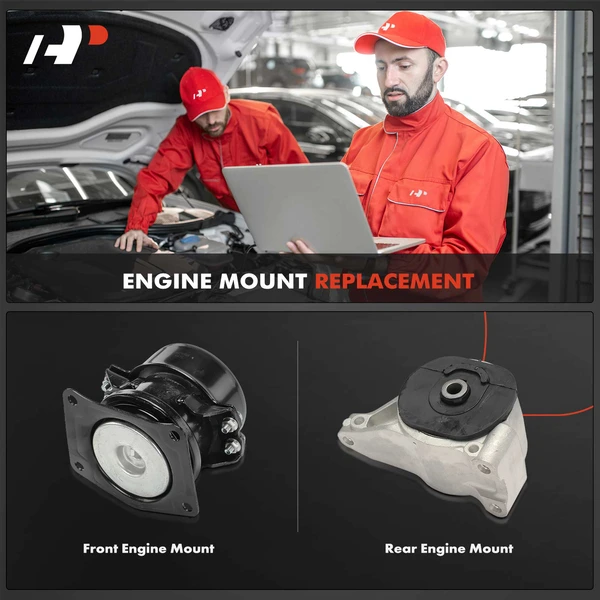 2-Pc Engine Mount, A-Premium APEM1384