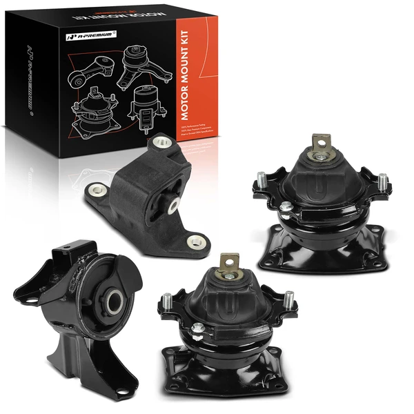 2017 Honda Odyssey 4-Pc Engine Mount and Transmission Mount Kit Left & Right A-Premium APEM1390