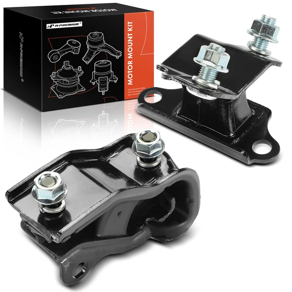2-Pc Transmission Mount Front & Rear A-Premium APEM1391