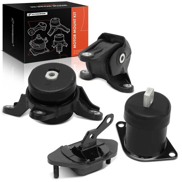 4-Pc Engine Mount + Transmission Mount, A-Premium APEM1394