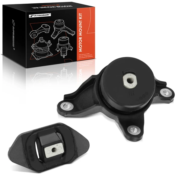2-Pc Transmission Mount, A-Premium APEM1396