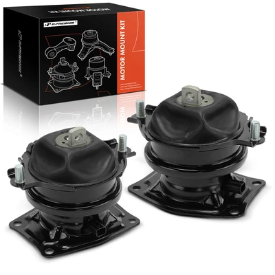 2 Pcs Front & Rear Engine Motor Mounts
