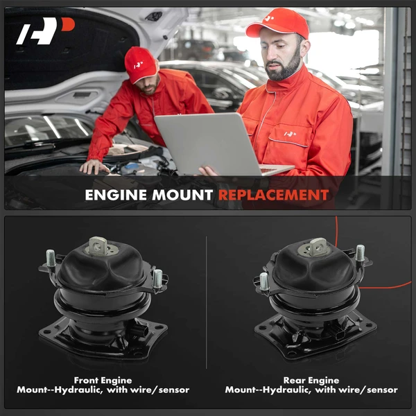 2-Pc Engine Mount, A-Premium APEM1397