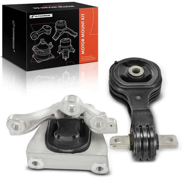2-Pc Engine Mount and Transmission Mount Kit Rear & Left A-Premium APEM1398