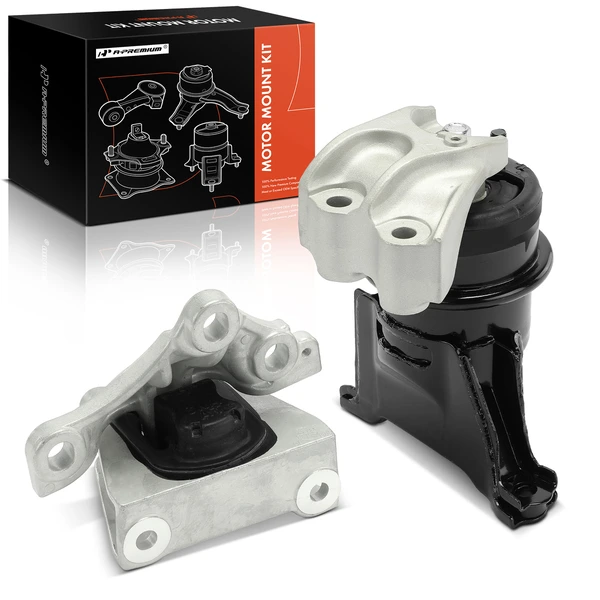 2006-2011 Honda Civic 2-Pc Engine Mount and Transmission Mount Kit Front A-Premium APEM1399