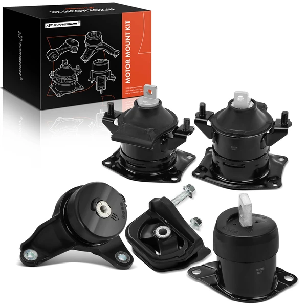 5-Pc Engine Mount and Transmission Mount Kit A-Premium APEM1402