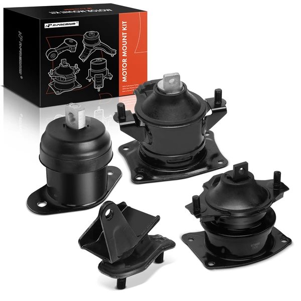 2003-2007 Honda Accord 4-Pc Engine Mount and Transmission Mount Kit A-Premium APEM1410